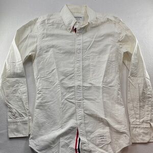Thom Browne White Button Down Shirt - size 0 / XS